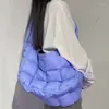 Abendtaschen Trendy Cloud Quilted Shoulder Crossbody Damen Hobos Handtaschen und Geldbörsen Nylon gepolsterte Thread Messenger Bag