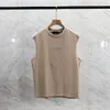 Man Originality T-shirt Trend Street Fashion Men's Round Neck Letter Printed T High Quality Cotton Tees Loose Summer Men Breathable ESSENTI Vest Shirt