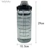 ウォーターボトルケージ2Lスポーツ用水ボトルストローポータブル大容量の大容量水ボトルハイキングキャンプbicycd水の水差し