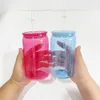 Groothandel Bulk Cold Drink Coffee Cup Recyclebare BPA Gratis Unbreakablea 5 kleuren Gemengd 16oz gekleurd doorzichtige plastic blik met PP -deksels voor UV DTF -wraps
