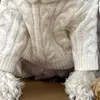 Psa odzież moda urocze ubrania ciepłe zimowe ubrania szczeniaki kurtki Schnauzer Bichon Teddy Four-Nogeed Sweter