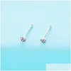 Autre maquillage S925 Sterling Sier nasal Nasal Puncture Nasing Ring Studs Drop Livrot Health Beauty Otnwc