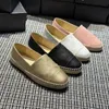 Espadrilles Designer for Women Dress Shoes Flat Casual Shoes Woman Espadrilles 럭셔리 로퍼 캡 발가락 캔버스 신발 신발 에스파 드릴 로퍼 여성 크기 35-42