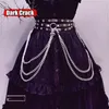 Kobiet Y2K Gothic Harajuku punkowy styl lolita pikantne dziewczęta łańcuch spódnicy w talii