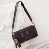 حقائب المساء TNS # 5168 Boston Matte Cowhide Bag Women's Bag High Lead Retro Round