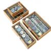 Chinese-Style Eco-Friendly Bamboo Material 3/6/10/12 Slots Watch Storage Box Case Christmas Gift For Friend And Workmate 240123