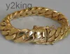 Solid 14k Gold Miami Men's Cuban Curb Link Armband 8 Heavy 98 7 gram 12mm253v259i ie2k