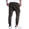 Pantalon pour hommes 2024 Camouflage Cordon de serrage Ceinture de travail Leggings surdimensionnés Sports décontractés à la mode