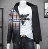 Vestes pour hommes Veste de station européenne hommes automne mode tendance plaid veste de baseball décontractée version coréenne coupe ajustée grande taille veste mince