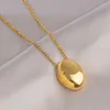 Chains Oval Pendant Sweater Chain Fashion Thin Charm Clothing Long Brushed Metal Collar Decoration Women Gifts