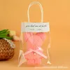 Towel Face Gift Bear Valentine's Day With Coral Velvet Bag Comfortable Wedding Solid Color Cute