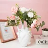 VASESOMICAL HEART VASE VASE RESIN HEART SHAPE FLOWER VASE SCULPTURE FLOWER POT DESKTOP DECORATION HOME DECOR装飾リビングルームの装飾品