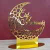 EID Mubarak acryl decoratie Islamitische familie Moslim feestartikelen Ramadan Karim 2024 Eid al Adha geschenken 240124
