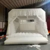 4.5x4.5m (15x15ft) With blower wholesale mariage commercial white bounce house inflatable jumper bouncer bouncing castle playhouse for wedding