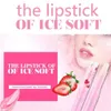 Lip Gloss Gelo macio morango cor bálsamo labial aquecimento batom ligeiramente rosa mudança contínua de temperatura protetor labial feminino