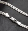 20 tum 5 mm trendiga män 925 silverhalsband kedja för kvinnor parti mode silver figaro kedja halsband pojke tillbehör2621452