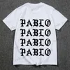 Men's T-Shirts I Feel Like Pablo T shirt Men Streetwear Social Club Rapper T-Shirt Round Neck 100% Cotton Casual Pablo tshirt homme T240124