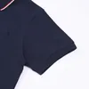 Designer Polo Shirts Men lyx Polo Casual Mens T Shirt Snake Bee Letter Print Brodery Fashion High Street Man Tee M-3XL