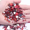 Tırnak Sanat Süslemeleri Yarım Yuvarlak Boncuk Yüzleri Birçok Renk 2mm 10000 PCS Akrilik Rhinestones DIY Craft Backpack Giyim