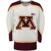 Billiga herrar Minnesota Gophers Hockey Jersey 17 Blake Wheeler 4 Erik Johnson 9 Kyle Okposo 26 Thomas Vanek 5 Nick Leddy 21 Casey Mittelst Hig