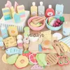 Kitchens Play Food Wooden Pretend Kitchen Toys Classic Cutting Cooking Set Kids HousePlay Educational Imitation Game for Girls Boysvaiduryb1