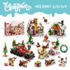 Magnetic Blocks 6 In 1 Upgraded Christmas Series Building Set With Light Creative Winter Village House DIY Bricks Toys For Kids Xmas Giftvaiduryb