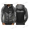 Men's Jackets Gamakatsu Fishing 2023 New autumn and winter models Men thickening Cotton-padded Jacket leisure comfortable Hooded Coat top T240124