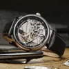 Aangepast nieuw ontwerp OEM uw eigen merk mechanisch automatisch uurwerk herenhorloge