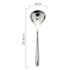 Spoons 304 Stainless Steel Pot Spoon Essential Tools Thicken Korean Soup Ladle Long Handle Cooking Utensils Home
