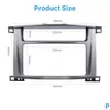 Outras peças de automóvel 200X101Mm Frame 2Din Car DVD Stereo Panel Radio Fascia para 2003-2008 Land Cruiser 100 e 1998-2007 Lexus Lx-470 Drop Otksy