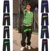 Mäns jeans herrar jeans y2k jeans badfriend hip hop brev tryckt svarta byxor män kvinnor mode casual rock wide foot baggy byxa streetwear tcvhg