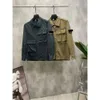 Jaqueta masculina pedras designer ilha qualidade original jaquetas masculinas novo multi bolso escuro casal casual solto outerwear