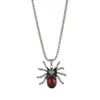 Couple Alloy Fashion Long Halloween Jewelry Red Pendant Versatile Necklace