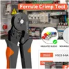 Pliers Electrical Tools Tube Tube Ferre Crim Pliersワイヤーカッタークランプセットドロップ配信ホームガーデンツールハンドツールOTBZ5