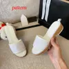 High quality sandals designer ladies slippers summer new fashion embroidery one word women's wear all-match net red Roman thick heel sandals