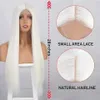 Synthetic Wigs I's a wig Long Straight White Cosplay Wigs Synthetic Wigs for Women 60 613 Blonde Grey Pink Black Color for Daily Party LolitaL240124