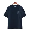 Damen-T-Shirt, Designer-Shirt, Unisex, Rundhalsausschnitt, kurze Ärmel, Buchstabe, Strass-Muster, minimalistisches, lässiges Sport-Top