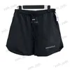 Shorts masculinos moda shorts masculinos reflexão carta impressão solta casual praia shorts para o verão hip hop unisex shorts de secagem rápida t240124