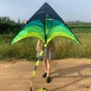 Acessórios de pipa 1 peça engraçado grande delta pipas caudas com alça brinquedos para brincar ao ar livre para crianças nylon ripstop kite