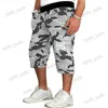 شورتات الرجال Zogaa Men's Beach Camouflage Spreatable Sports Shorts T240124