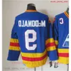 CCM Film Vintage Ice Hockey 9 Lanny McDonald Jerseys zszyte 14 Rene Robert 19 Joe Sakic 5 Rob Ramage 8 Teemu Selanne 1 Chico Resch Jersey Hig