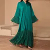 Ethnic Clothing Open Abaya Dubai Kaftan Muslim Cardigan Abayas Dresses For Women 2024 Casual Kimono Robe Femme Caftan Turkish Islamic