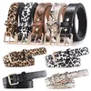 Belts Print Serpentine Versatile Waist Decoration Leather Belt Thin Strap Trouser Dress Pin Buckle Waistband