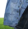 Plus taille 8xl 7xl 6xl 5xl Cotton Jeans Sans manches Veste Veste Veste de jean denim Vesteaux masculins