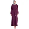 Vestidos casuales Moda Musulmán Dubai Abaya para mujeres Suave Abayas Khimar Turquía Islam Ropa Larga Vestido Africano Robe