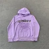 SP5der Young Thug 555555 Män kvinnor hoodie högkvalitativ skumtryck spindel web grafisk rosa tröjor y2k pullovers s-xl