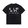 Galery Dept Tee Camiseta Designer Camisetas Hoodie Sweatpants Homens Mulheres Calças Queimadas Departamento Letras Manchadas Impressas Casais Masculinos Wear11 605