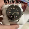 أصلي مع مربع Red Font 300m Men Watches James Debon 007 Automatic Mechanical Watch Stainless Steel Night Glow Super Qualit