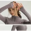 Align Lu Lu Define Yoga Chaqueta deportiva para mujer Abrigo deportivo de manga larga Ejercicio Chaquetas atléticas al aire libre Ropa deportiva con cremallera sólida Correr de secado rápido 52 S W Hig