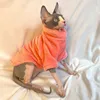 Cat Costumes Winter Warm Coral Velvet Hairless Clothes Kitten Turtleneck Sweater For Small Medium Dogs Coat Maine-Coon Teddy Clothing